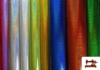 Acheter Tissu avec Pailletes à Carreaux Effet Hologramme Acheter Tissu avec Pailletes à Carreaux Effet Hologramme