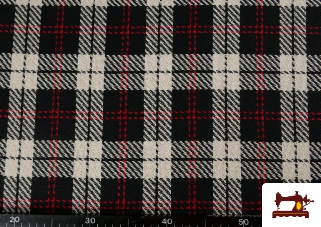 Vente en ligne de copy of Tissu Viyella Imprimé à Carreaux Classiques Noirs