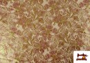Vente en ligne de Tissu en Jacquard Floral avec Cachemire pour Vêtements couleur Rosé