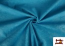 Tissu en Daim de Couleurs couleur Bleu turquoise