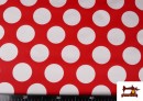 Acheter en ligne copy of Tissu Rouge à Pois Noirs