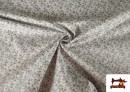 Acheter copy of Tissu en Coton Imprimé avec Fleurs de Couleurs couleur Gris clair