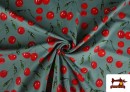 Acheter en ligne copy of Tissu French Terry avec Imprimé Floral Multicolore