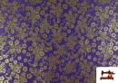 Acheter Tissu en Jacquard Floral Fantaisie Brillant Largeur 280 cm