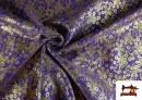 Vente de Tissu en Jacquard Floral Fantaisie Brillant Largeur 280 cm