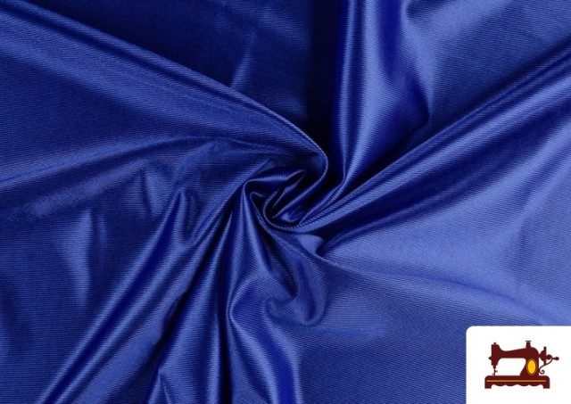 Vente en ligne de Tissu Satiné/Ketten de Couleurs - Pièce 25 Mètres couleur Gros bleu