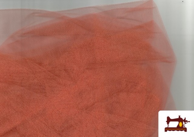 Tissu en Tulle pour Évènements et Décoration - Pièce 35 Mètres couleur Orange