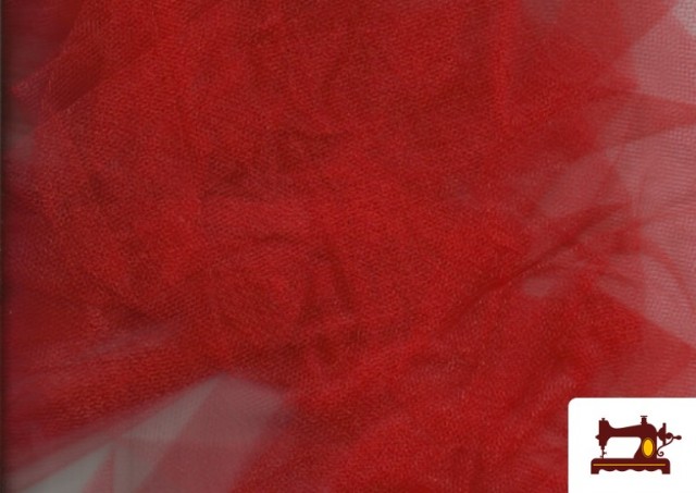 Acheter Tissu en Tulle pour Évènements et Décoration - Pièce 35 Mètres couleur Rouge