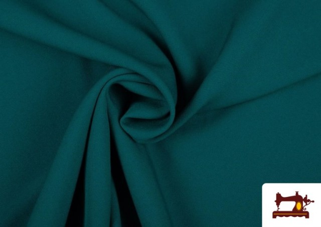Tissu en Stretch Économique - Pièce 50 Mètres couleur Vert Pétrole