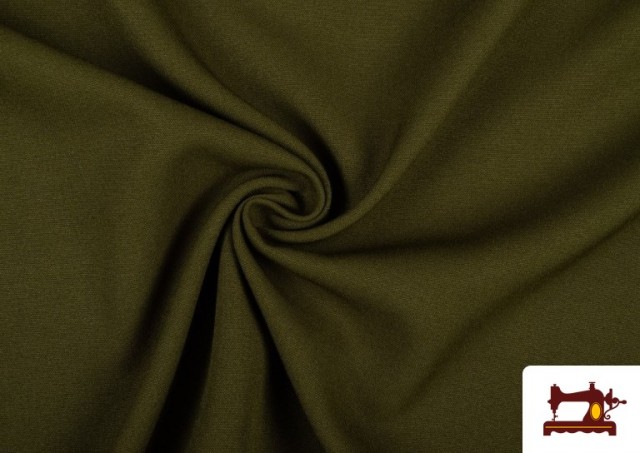 Acheter Tissu en Stretch Économique - Pièce 50 Mètres couleur Kaki