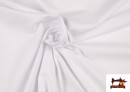 Vente en ligne de Tissu en Stretch Économique - Pièce 50 Mètres couleur Blanc