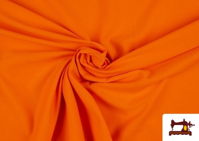 Acheter Tissu en Stretch Économique - Pièce 50 Mètres couleur Orange