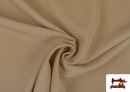 Tissu en Stretch Économique - Pièce 50 Mètres couleur Sable