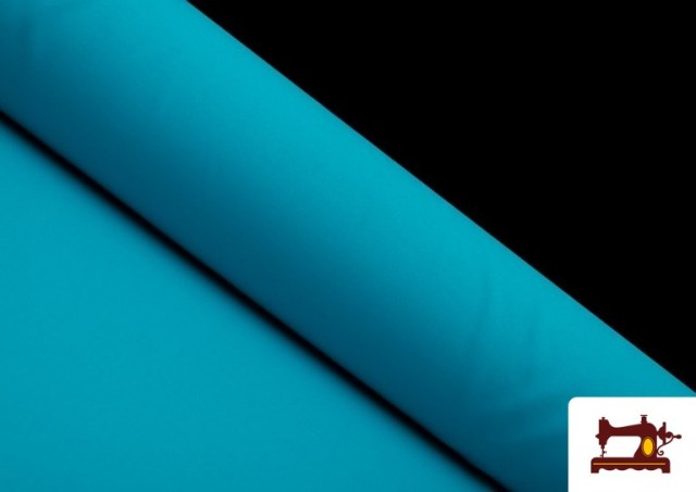 Tissu en Stretch Économique - Pièce 50 Mètres couleur Bleu turquoise