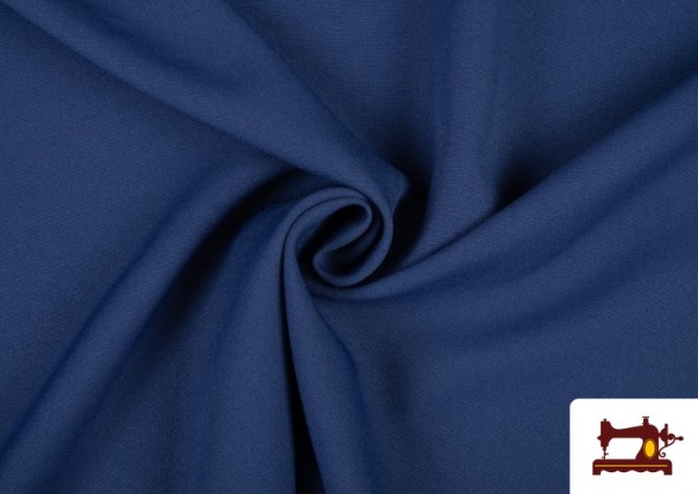 Vente de Tissu en Stretch Économique - Pièce 50 Mètres couleur Bleu Cobalt