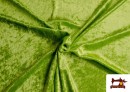 Acheter en ligne Tissu en Velours Économique Martelé - Pièce 25 Mètres couleur Vert