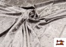 Vente de Tissu en Velours Économique Martelé - Pièce 25 Mètres couleur Gris