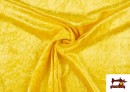 Acheter en ligne Tissu en Velours Économique Martelé - Pièce 25 Mètres couleur Jaune