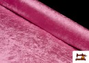 Vente en ligne de Tissu en Velours Économique Martelé - Pièce 25 Mètres couleur Fuchsia