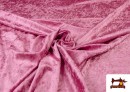 Tissu en Velours Économique Martelé - Pièce 25 Mètres couleur Fuchsia