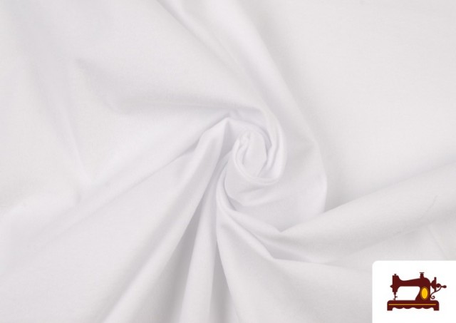 Acheter en ligne Tissu en Daim de Couleurs - Pièce 25 Mètres couleur Blanc
