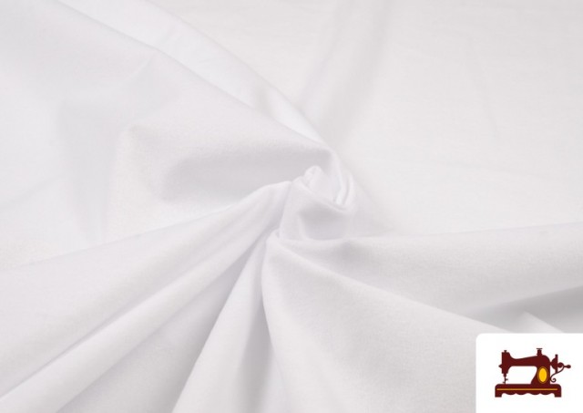 Vente en ligne de Tissu en Daim de Couleurs - Pièce 25 Mètres couleur Blanc