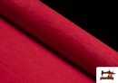 Vente en ligne de Tissu en Daim de Couleurs - Pièce 25 Mètres couleur Rouge