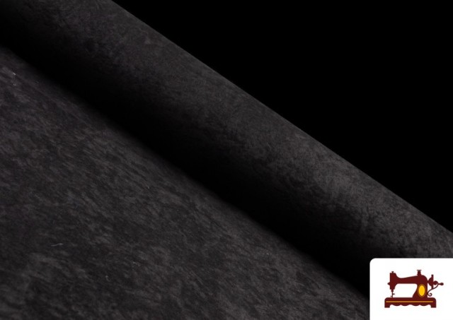 Vente de Tissu en Daim de Couleurs - Pièce 25 Mètres couleur Noir