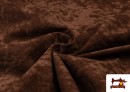 Tissu en Daim de Couleurs - Pièce 25 Mètres couleur Brun