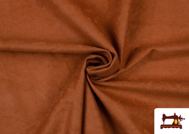 Acheter Tissu en Daim de Couleurs - Pièce 25 Mètres couleur Bronzé
