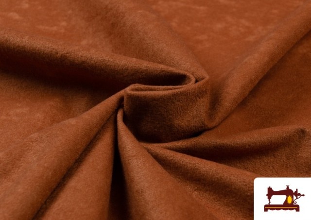 Acheter en ligne Tissu en Daim de Couleurs - Pièce 25 Mètres couleur Bronzé