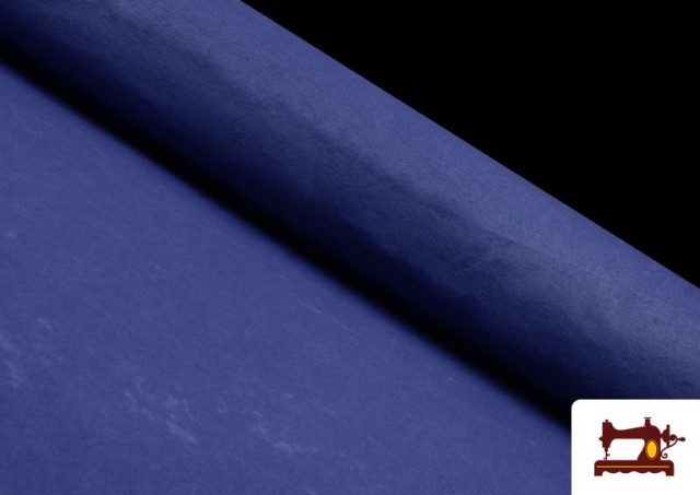 Vente de Tissu en Daim de Couleurs - Pièce 25 Mètres couleur Gros bleu