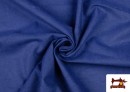 Tissu en Daim de Couleurs - Pièce 25 Mètres couleur Gros bleu