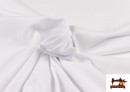 Acheter en ligne Tissu en Stretch Économique de Couleurs (Largeur 280 cm) - Pièce 25 Mètres couleur Blanc