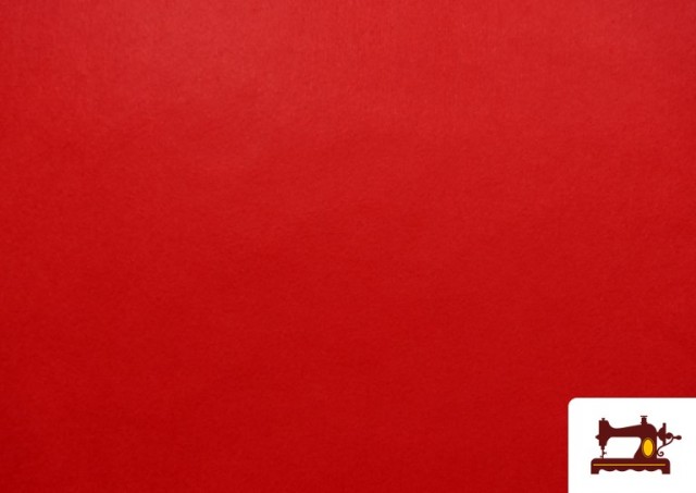 copy of Tissu en Feutre de Couleurs couleur Rouge