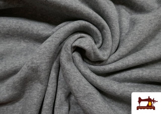 Vente de Tissu en Sweat de Couleurs couleur Gris clair
