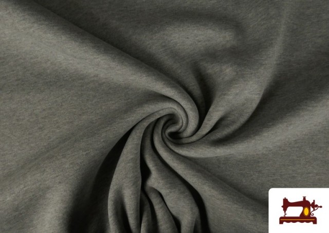 Acheter Tissu en Sweat de Couleurs couleur Gris clair