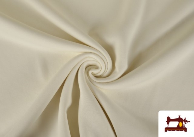 copy of Tissu en Sweat de Couleurs couleur Écru