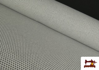 Tissu d'ameublement Gobelin Pois couleur Gris