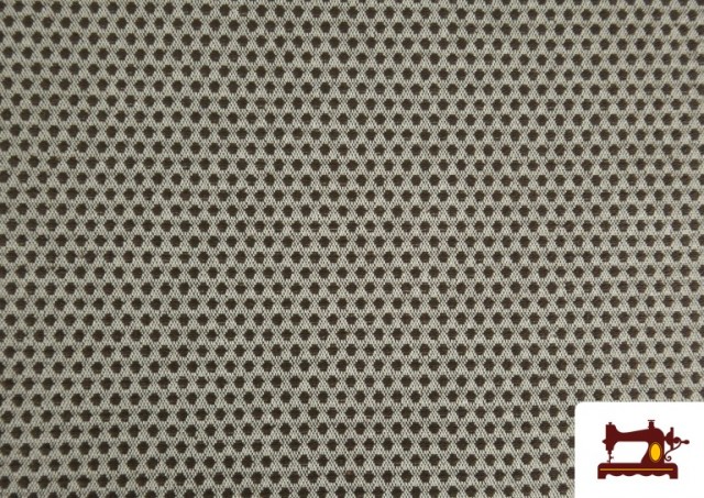 Acheter copy of Tissu en Gobelin avec Imprimé Ethnique pour Tapisserie couleur Brun