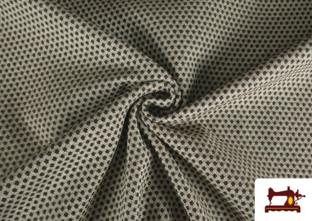 Vente de copy of Tissu en Gobelin avec Imprimé Ethnique pour Tapisserie couleur Brun