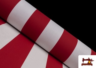 Tissu de Drapeaux à Rayures Rouges et Blanches - Rouleuax 50 Mètres Tissu de Drapeaux à Rayures Rouges et Blanches - Rouleuax 50 Mètres