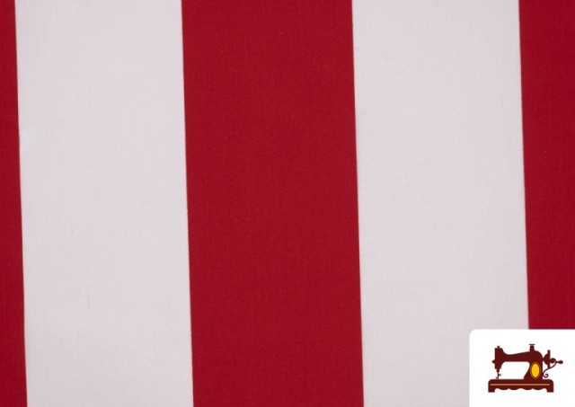 Acheter Tissu de Drapeaux à Rayures Rouges et Blanches - Rouleuax 50 Mètres