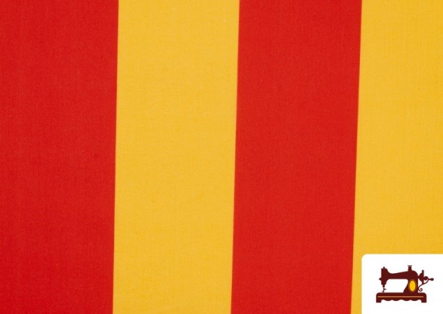 Acheter Tissu de Drapeau de la Catalogne / Catalan - Rouleaux 50 Mètres
