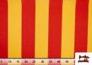 Acheter en ligne Tissu de Drapeau de la Catalogne / Catalan - Rouleaux 50 Mètres