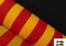 Acheter Tissu à Rayures Jaunes et Rouges 40 cm de Largeur (Senyera) - Pièce 22 Mètres