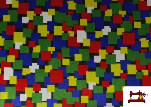 Velours à Carreaux Multicolores Carnaval