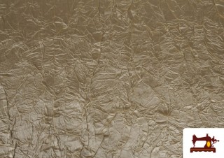 Vente en ligne de copy of Tissu en Soie Naturel Shantung avec Imprimé Jaune couleur Beige