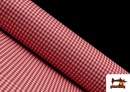 Acheter Tissu à Carreaux Vichy de Couleurs - Pièce 25 Mètres couleur Rouge