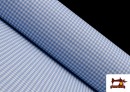 Acheter Tissu à Carreaux Vichy de Couleurs - Pièce 25 Mètres couleur Bleu